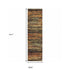 2' X 8' Gold And Slate Abstract Runner Rug